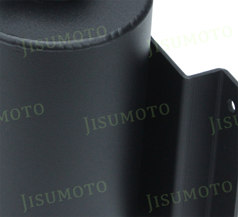 Depósito de expansión de agua refrigerante de aluminio universal de 1,5 l, cabezal de botella negro