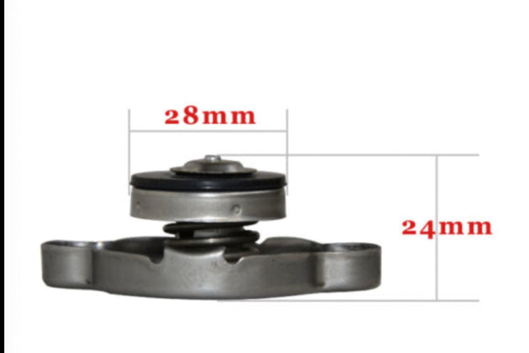 1.1 Bar Universal Aluminum Radiator Cap Motor