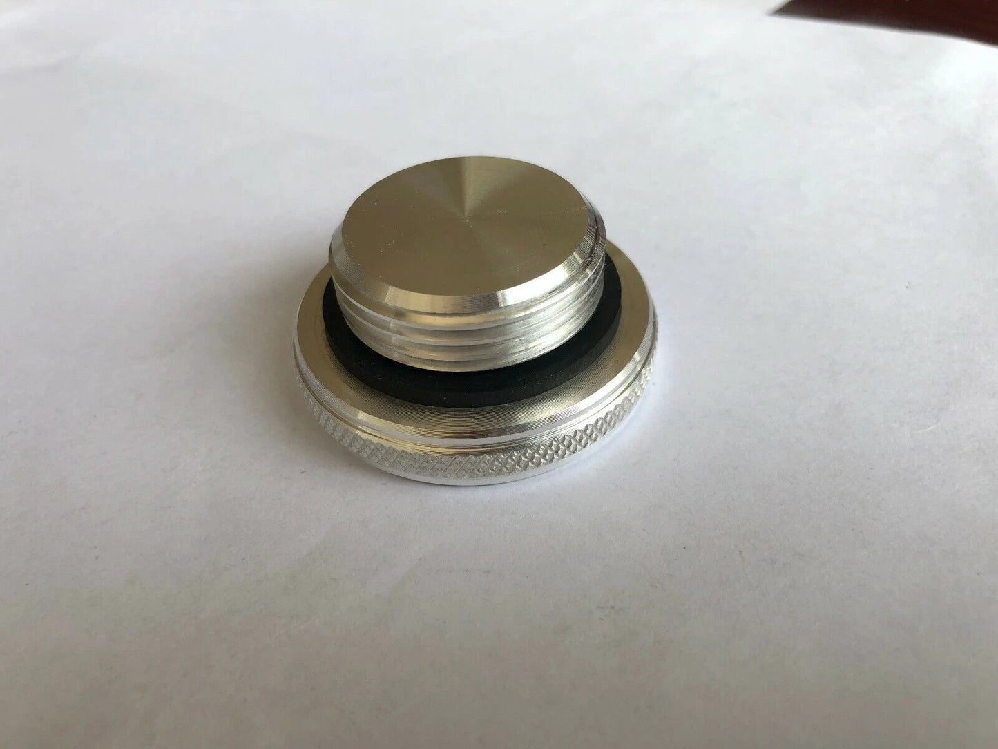 Aluminum Filler Neck Weld On Bung Screw Cap Small CNC Gas Oil Tank
